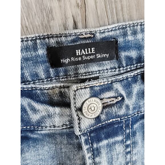 True Religion Halle High Rise Super Skinny Jeans - New 30 Waist - Picture 4 of 9
